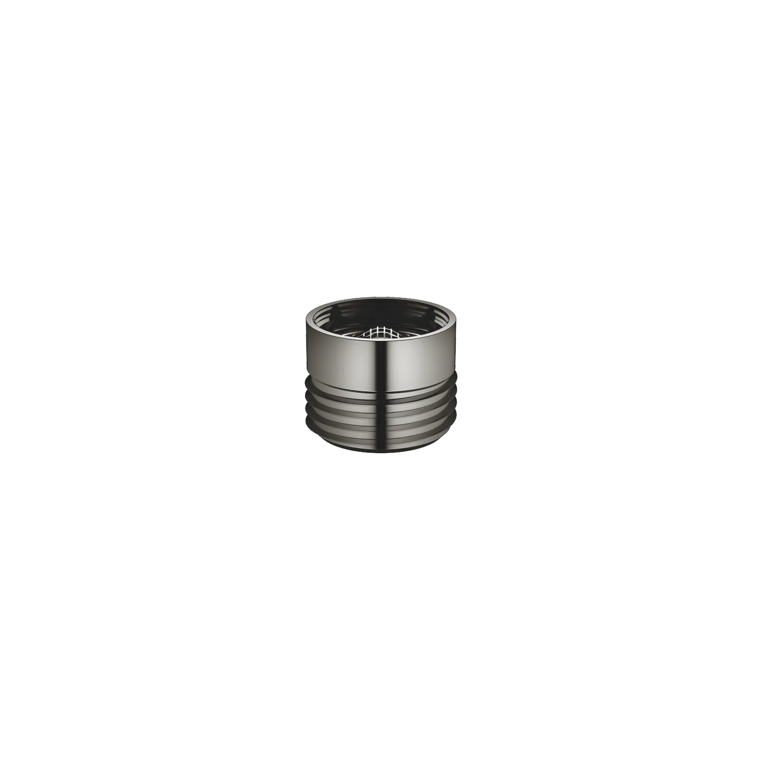 Dornbracht Adapter für Brauseabgang SERIENNEUTRAL Dark Chrome 3/8" x 1/2"