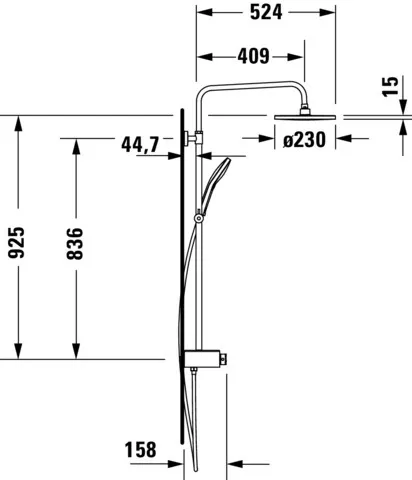 Duravit Duschsystem „Shower Systems“ Duravit Duschsystem „Shower Systems“