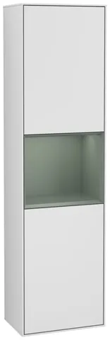 Villeroy & Boch Hochschrank „Finion“ 41,8 × 151,6 cm 2 Türen, Anschlag: links, inkl. Beleuchtung Anschlag links