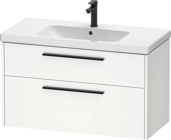 Duravit Waschtischunterschrank Wandhängend „D-Code“ 98,4 × 55,5 × 46 cm in Beton Matt Duravit Waschtischunterschrank Wandhängend „D-Code“ 98,4 × 55,5 × 46 cm in Beton Matt