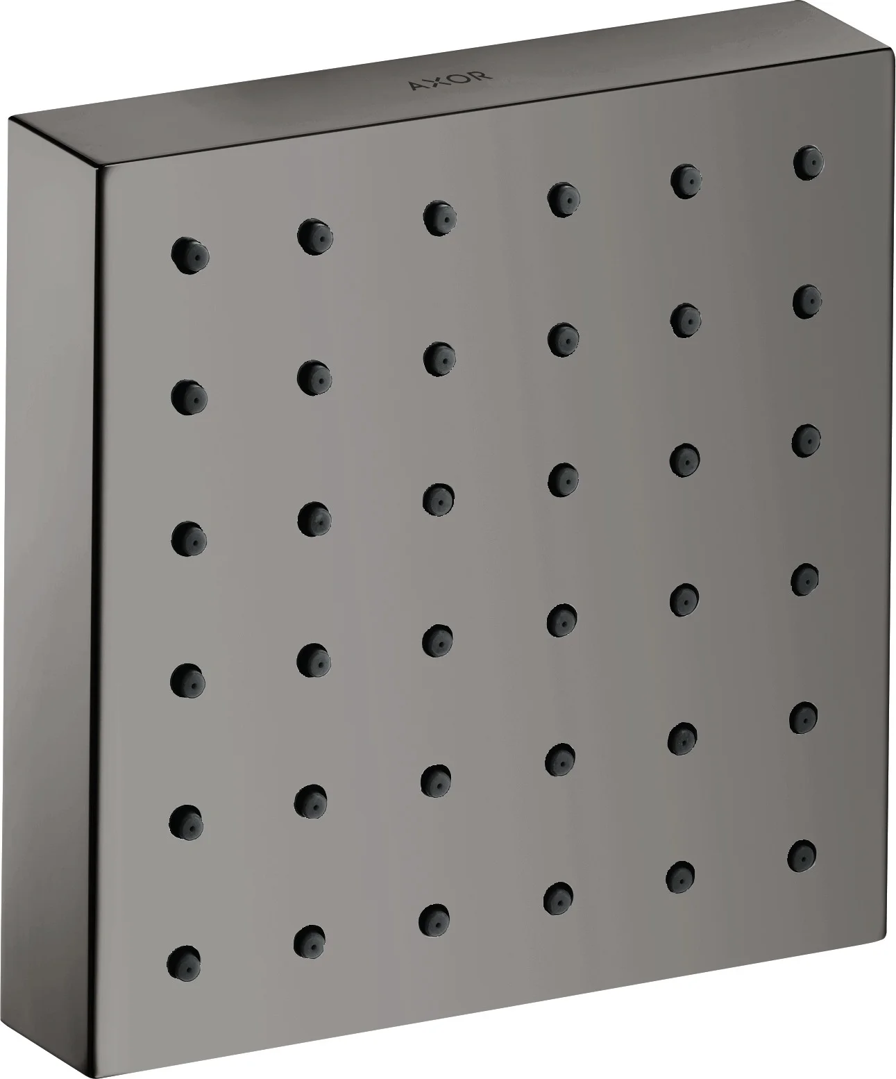 Hansgrohe AXOR ShowerSolutions Brausemodul 120/120 Unterputz eckig, Polished Black Chrome