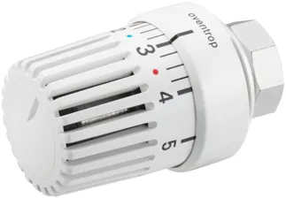 Oventrop Heizkörperthermostat mit Flüssigfühler „Uni LH“ 0 * 1-5 in weiß