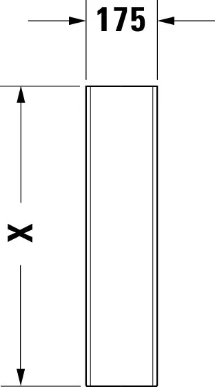 Standsäule ME by Starck für 233565, 233560, 233555, weiß Standsäule ME by Starck für 233565, 233560, 233555, weiß