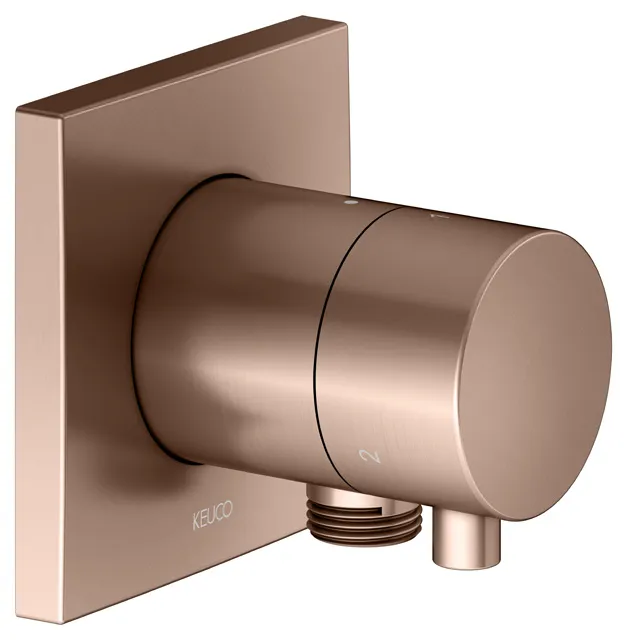 IXMO 3-Wege Umstellventil UP DN15 IXMO Comfort, eckig Rotgold geb. IXMO 3-Wege Umstellventil UP DN15 IXMO Comfort, eckig Rotgold geb.