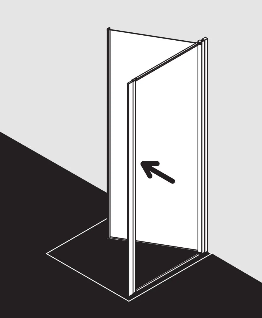 Kermi Duschdesign IBIZA 2000 Seitenwand beweglich Kermi Duschdesign IBIZA 2000 Seitenwand beweglich