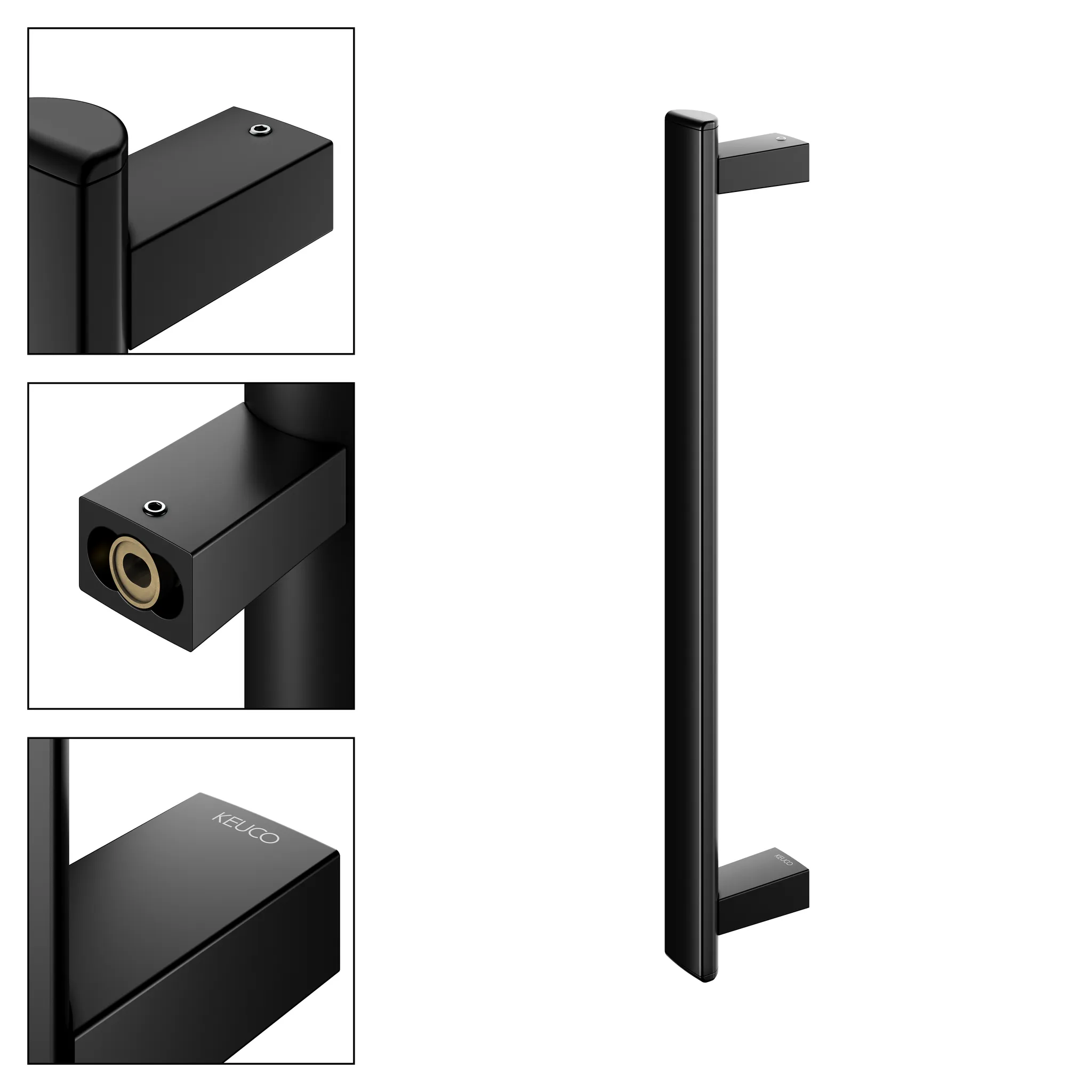 KEUCO Haltegriff „Axess“ 40 × 500 mm Ausführung in Schwarz (matt) KEUCO Haltegriff „Axess“ 40 × 500 mm Ausführung in Schwarz (matt)