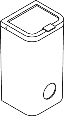 Hygienekombination, Korpus und Deckel Polyamid in Farbe 98, Rahmenelement Polyamid, Fassungsvermögen ca. 6 l, Breite 161 mm, Höhe 310 mm, Tiefe 141 mm, Wandmontage, in Farbe 18 (Senfgelb) Hygienekombination, Korpus und Deckel Polyamid in Farbe 98, Rahmenelement Polyamid, Fassungsvermögen ca. 6 l, Breite 161 mm, Höhe 310 mm, Tiefe 141 mm, Wandmontage, in Farbe 18 (Senfgelb)