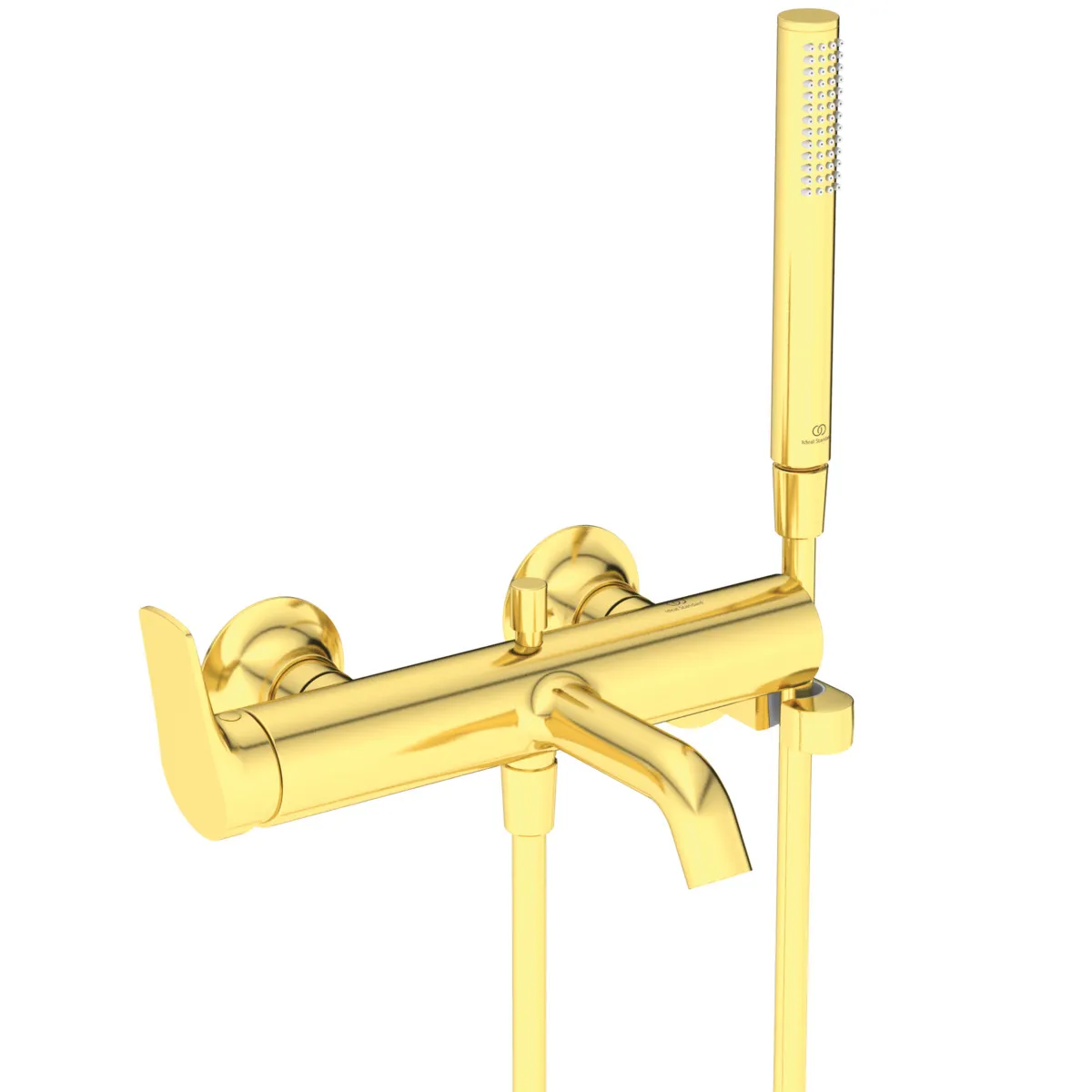 Ideal Standard Badearmatur Aufputz La Dolce Vita mit Handbrause-Set Brushed Gold