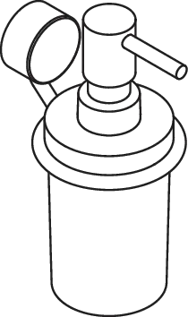 HEWI Seifenspender „System 815“ 11,9 × 8,3 × 16,9 cm HEWI Seifenspender „System 815“ 11,9 × 8,3 × 16,9 cm