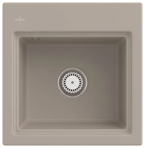 Villeroy & Boch Einbau-Küchenspülbecken „Subway Style“ 50 S 500 × 510 × 220 mm, für Becken rechts in Almond Villeroy & Boch Einbau-Küchenspülbecken „Subway Style“ 50 S 500 × 510 × 220 mm, für Becken rechts in Almond