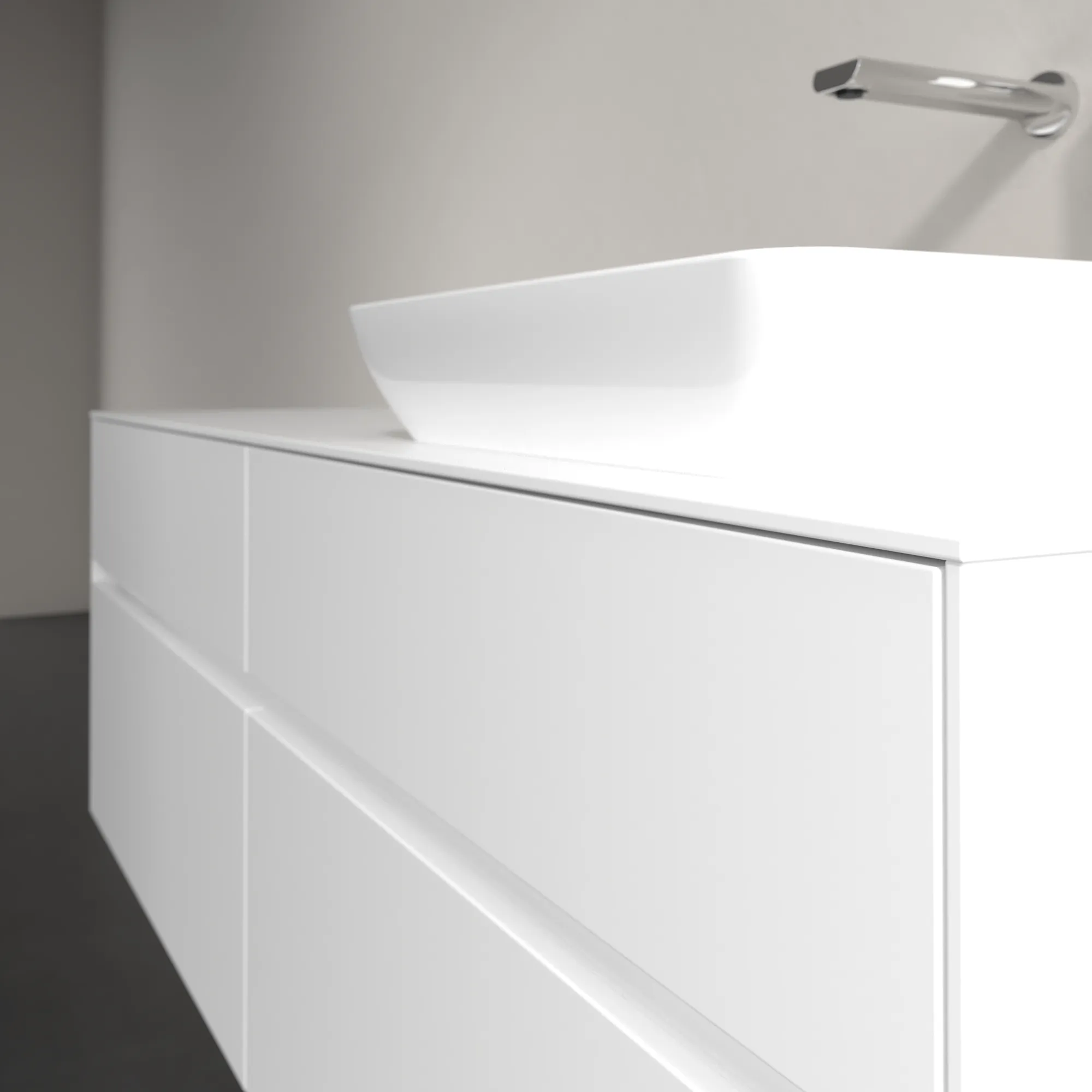 Villeroy & Boch Collaro Waschbeckenunterschrank C12200, 1600x548x500mm, White Matt Villeroy & Boch Collaro Waschbeckenunterschrank C12200, 1600x548x500mm, White Matt