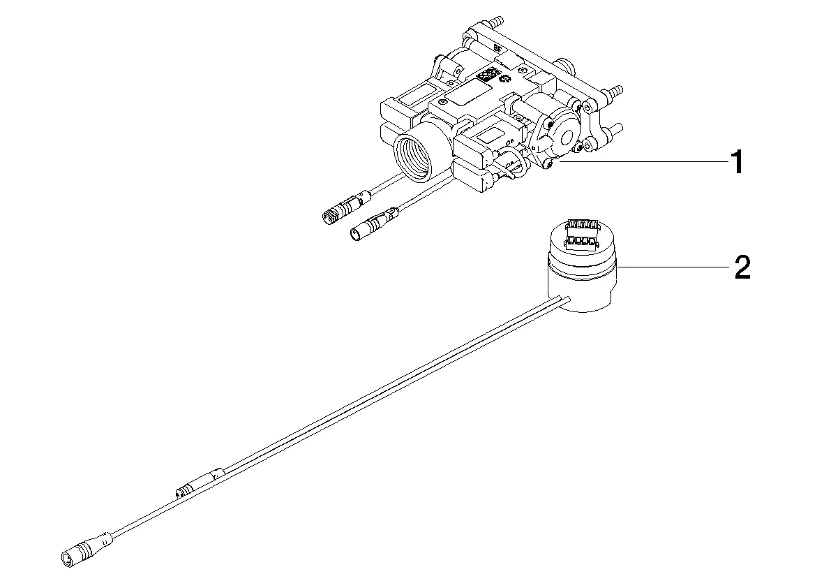 Umrüstsatz für Lowflow mit Controller Unterputz ERSATZTEILE 90305008701