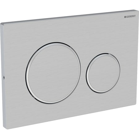 Sigma20 Betätigungsplatte für 2-Mengen-Spülung, verschraubbar: gebürstet, easy-to-clean-beschichtet, poliert Sigma20 Betätigungsplatte für 2-Mengen-Spülung, verschraubbar: gebürstet, easy-to-clean-beschichtet, poliert