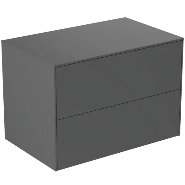 Ideal Standard Waschtischunterschrank Conca, 2 Auszüge, anthrazit