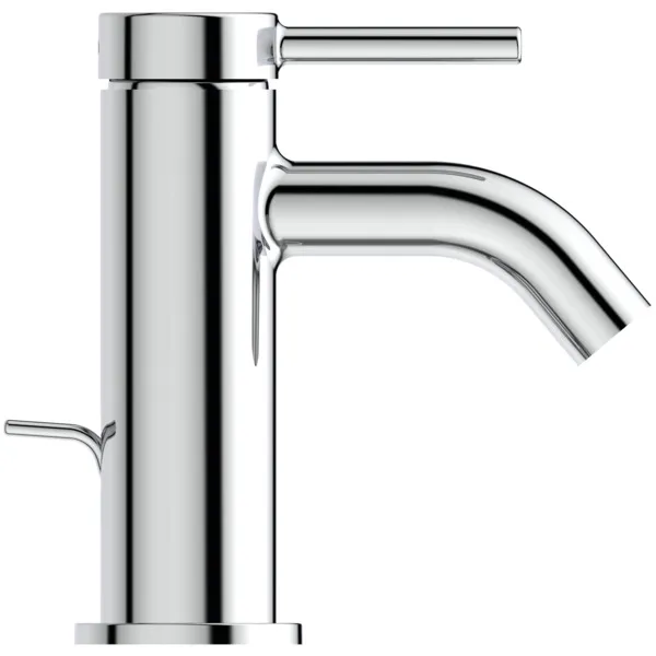 Waschtischarmatur Ceraline Nuovo H65 Ausladung 90mm mit Ablaufgarnitur BlueStart Chrom Waschtischarmatur Ceraline Nuovo H65 Ausladung 90mm mit Ablaufgarnitur BlueStart Chrom