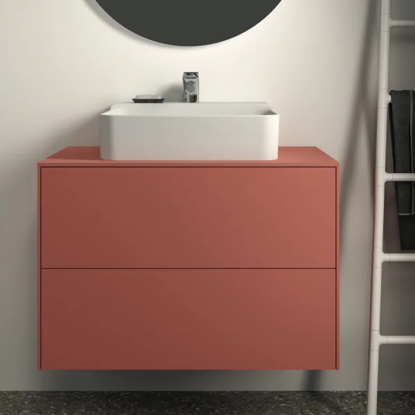 Ideal Standard Waschtischunterschrank „Conca“ 80,2 × 55 × 50,5 cm Sunset matt lackiert Ideal Standard Waschtischunterschrank „Conca“ 80,2 × 55 × 50,5 cm Sunset matt lackiert