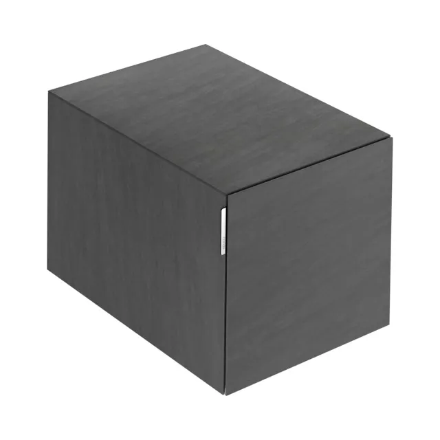 KEUCO Sideboard mit Auszug „Edition 11 Art“ Basalt (Keramik), Basalt (Keramik), mit Beleuchtung 40 × 35 × 49 cm