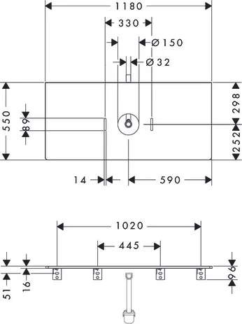 Xelu Q Konsole 1180/550 mit Ausschnitt mittig für Aufsatzwaschtisch ohne Hahnloch Weiß Hochglanz Xelu Q Konsole 1180/550 mit Ausschnitt mittig für Aufsatzwaschtisch ohne Hahnloch Weiß Hochglanz