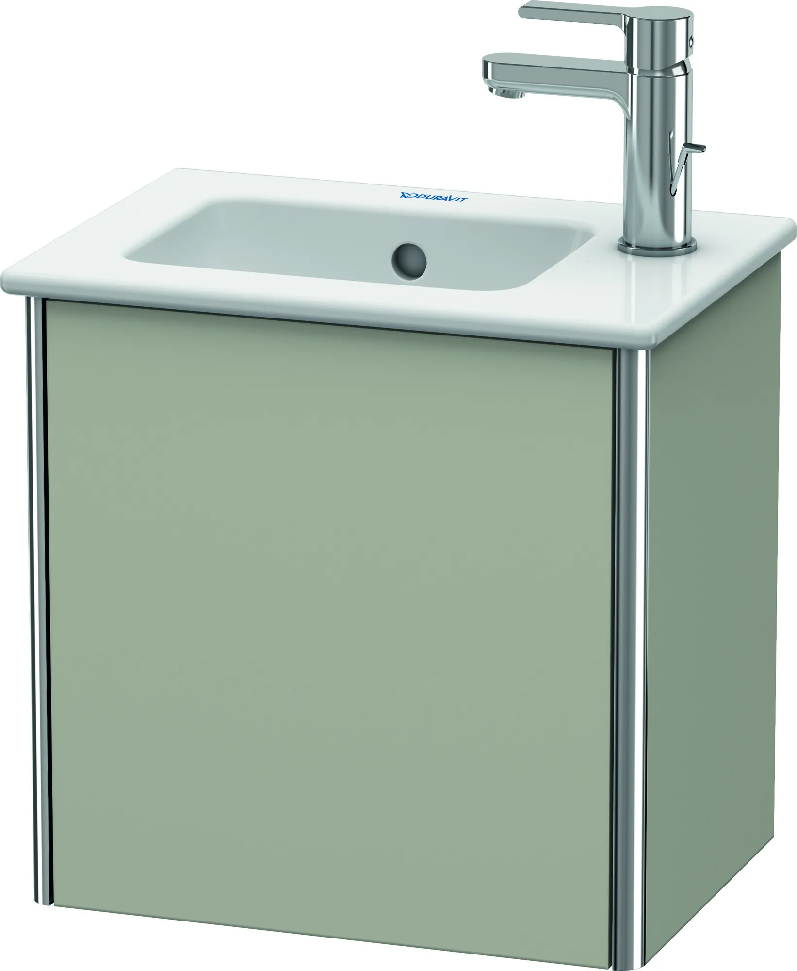 Duravit Waschtischunterschrank wandhängend „XSquare“ 41 × 40 × 28,9 cm Taupe Seidenmatt