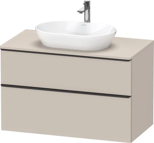 Duravit Waschtischunterschrank wandhängend „D-Neo“ 100 × 66,4 × 55 cm Taupe Matt Duravit Waschtischunterschrank wandhängend „D-Neo“ 100 × 66,4 × 55 cm Taupe Matt