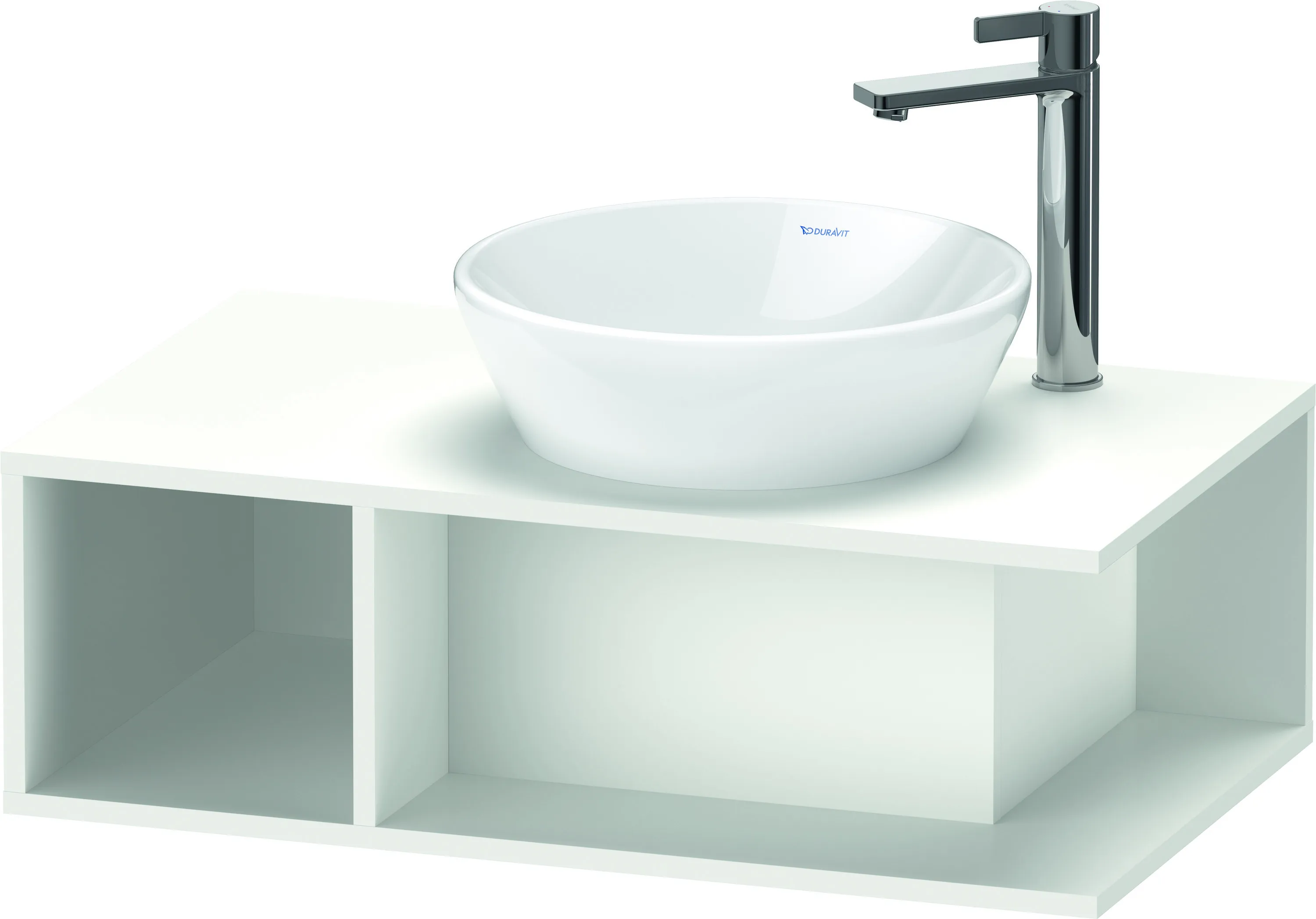 Duravit Waschtischunterschrank wandhängend „D-Neo“ 80 × 26 × 48 cm Weiß Matt