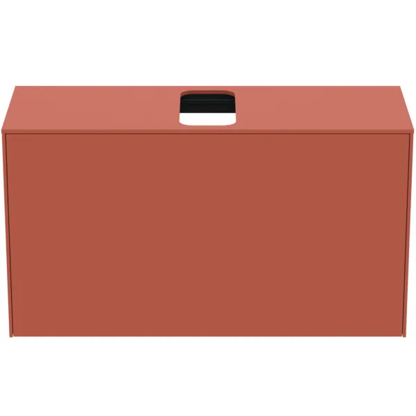 Ideal Standard Waschtischunterschrank Conca, 1 Auszug, mittigem Ausschnitt, 1002x373x550mm, Sunset