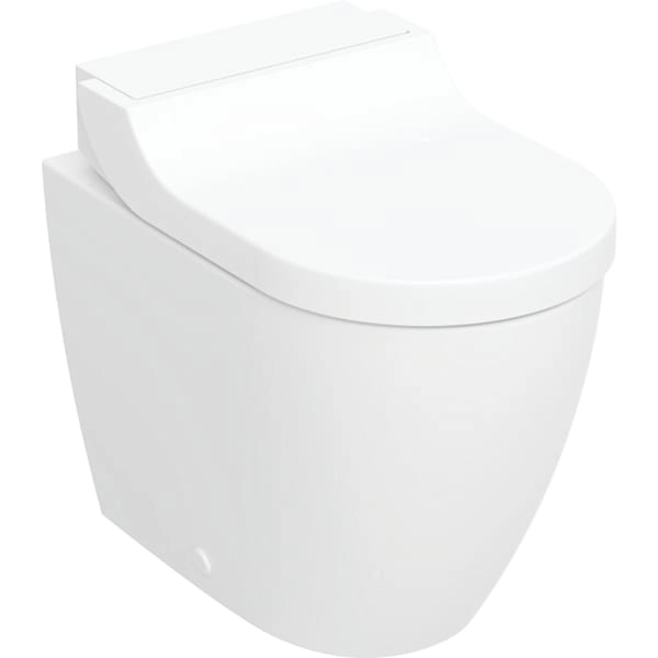 Geberit Stand-Dusch-WC Komplettanlage AquaClean „Tuma“ Comfort in Glas weiß, Befestigung sichtbar, ohne Spülrand Geberit Stand-Dusch-WC Komplettanlage AquaClean „Tuma“ Comfort in Glas weiß, Befestigung sichtbar, ohne Spülrand