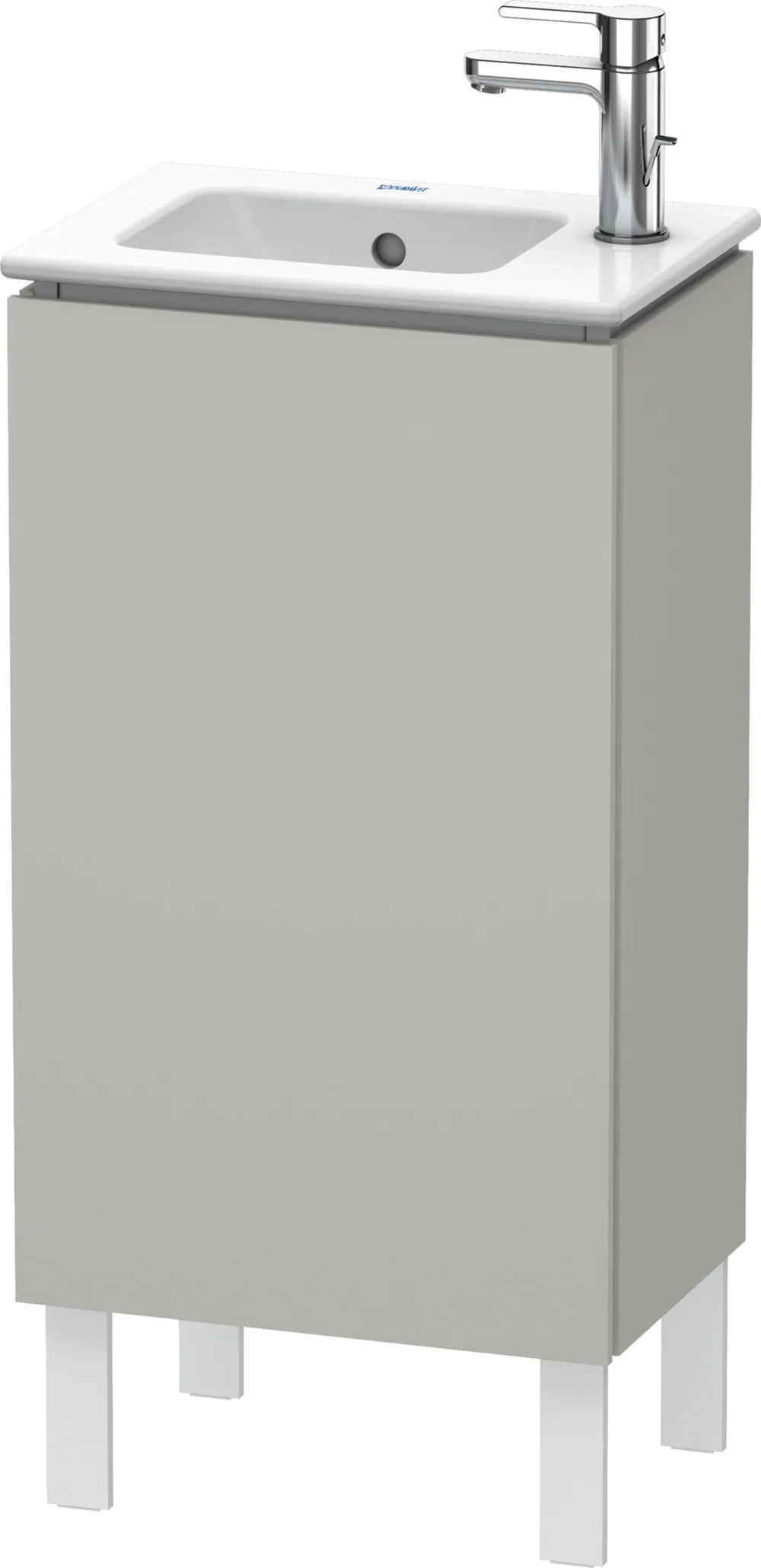 Duravit Waschtischunterschrank bodenstehend „L-Cube“ 42 × 70,4 × 29,4 cm Betongrau Matt