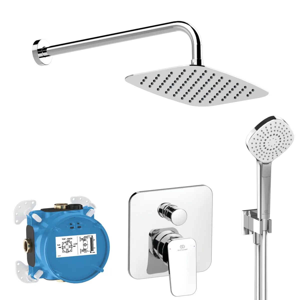 Armaturen-Bundle Unterputz Ceraplan Chrom