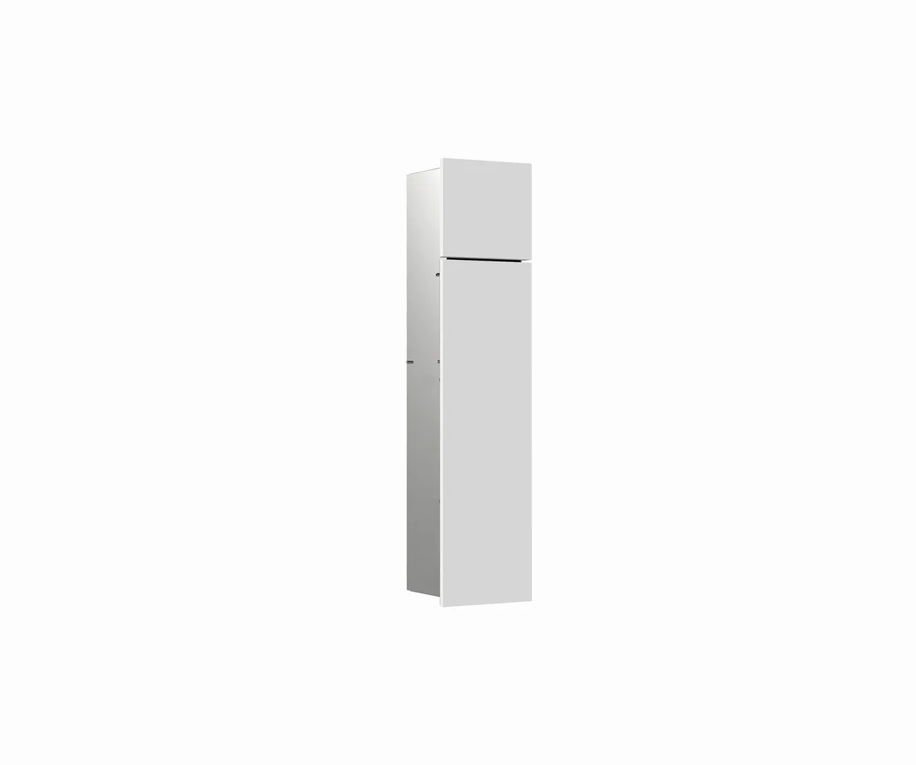 WC-Modul asis pure Türanschlag rechts, Unterputz, 730mm, alpinweiss matt