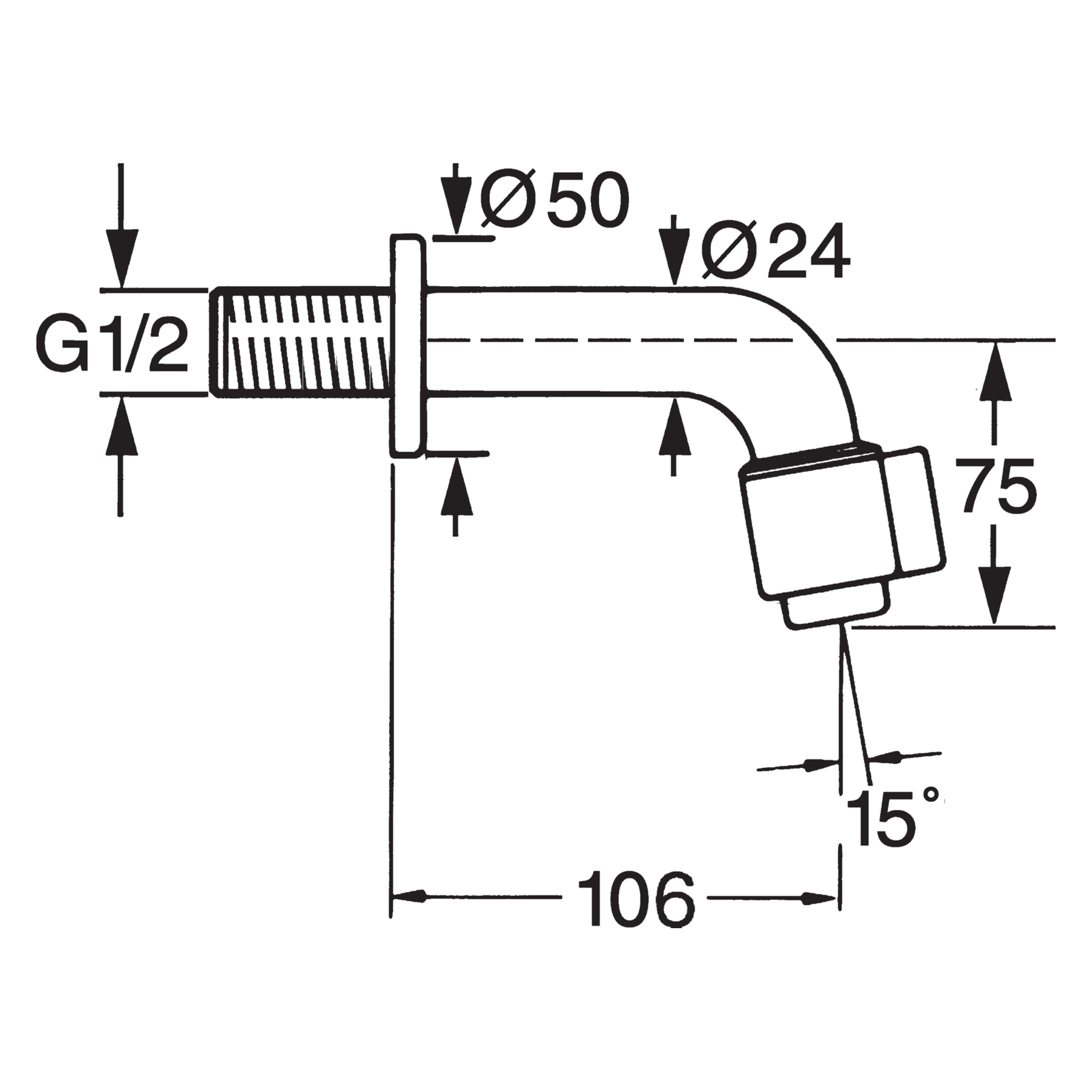 Einhebelmischer Waschtischbatterie NOVA 0086 Ausladung 106 mm DN15 Chrom Einhebelmischer Waschtischbatterie NOVA 0086 Ausladung 106 mm DN15 Chrom