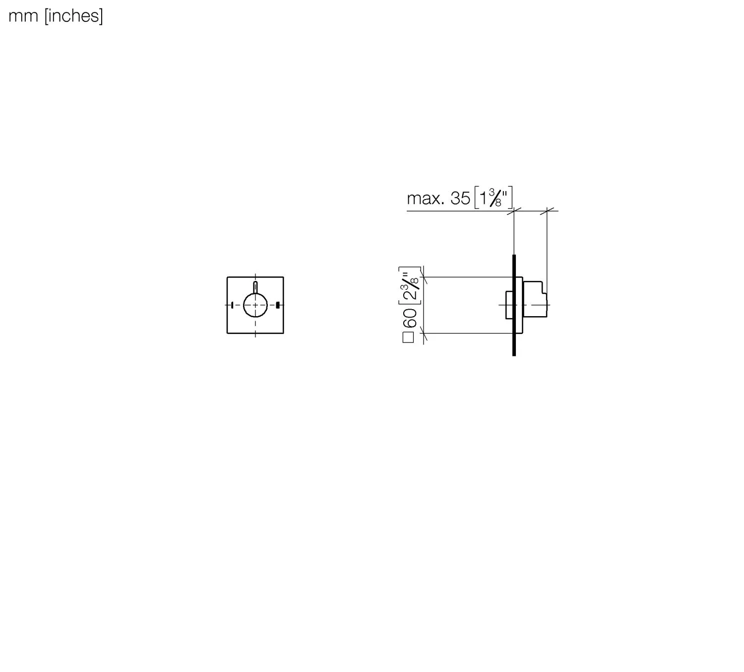 UP-Zweiwege-Umstellung SYMETRICS Chrom 36200985 UP-Zweiwege-Umstellung SYMETRICS Chrom 36200985