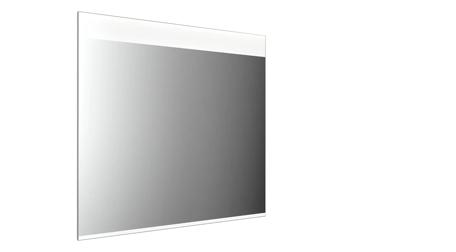 Lichtspiegel MI 250, 850 x 802 mm2700K/6500K, Sensor, m. Heizung u. Unterlicht, IP 20