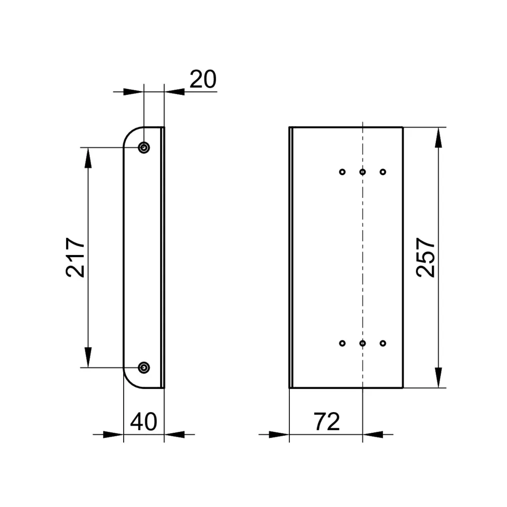 KEUCO PLAN CARE Befestigungswinkel passend zu 34954 schwarz matt KEUCO PLAN CARE Befestigungswinkel passend zu 34954 schwarz matt