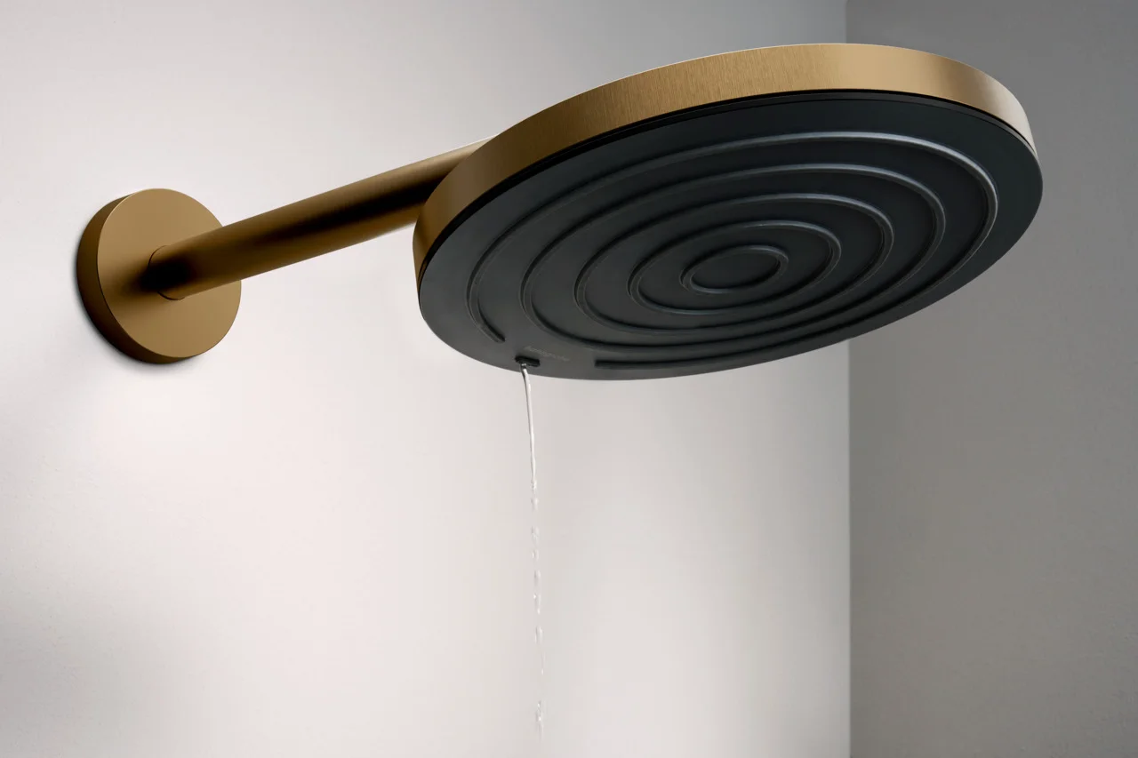 Hansgrohe Pulsify S Kopfbrause 260 mm, PowderRain, Brushed Bronze, EcoSmart BBR