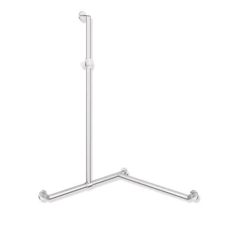 Duschhdl.,d:32/32,li,A1=1250mm, W1/2=800mm, Schliff signalweiß Duschhdl.,d:32/32,li,A1=1250mm, W1/2=800mm, Schliff signalweiß