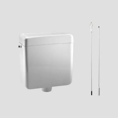 SANIT Spülkasten junior jet (6L) hochhängend mit Zugstab weiß SANIT Spülkasten junior jet (6L) hochhängend mit Zugstab weiß