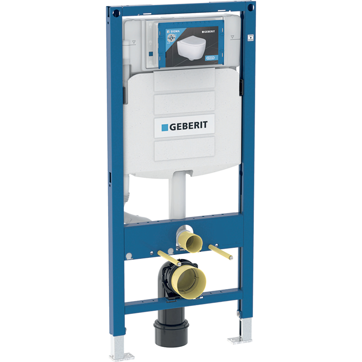 Sonderangebot: Geberit Vorwand-/Einbauelement für Toilette mit Unterputz-Spülkasten Sigma (UP320) „Duofix“ 112 × 50 × 12 cm