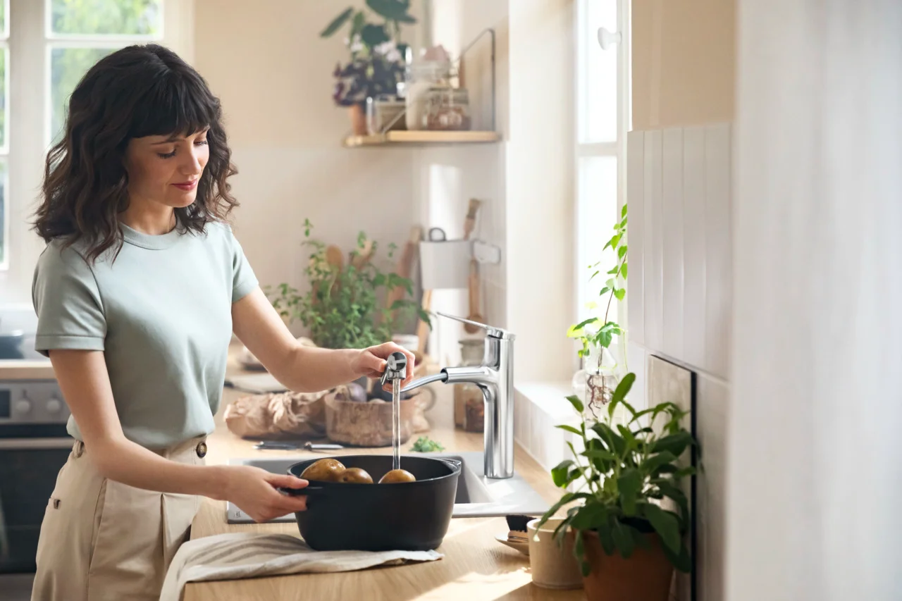 Hansgrohe Zesis M33 Einhebel-Küchenmischer 160 mit Ausziehbrause 2jet sBox lite Chrom