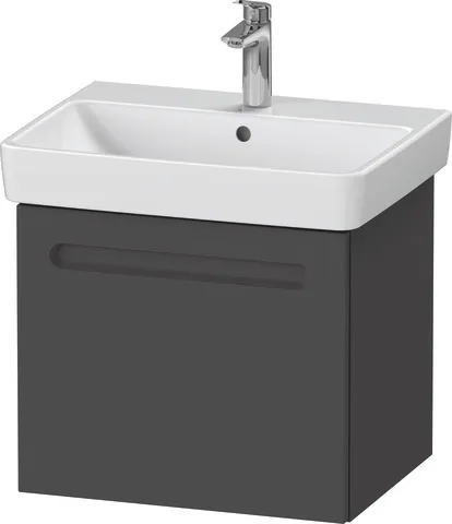 Duravit Waschtischunterschrank wandhängend „No.1“ 54 × 47,8 × 42,6 cm in Graphit Matt Duravit Waschtischunterschrank wandhängend „No.1“ 54 × 47,8 × 42,6 cm in Graphit Matt