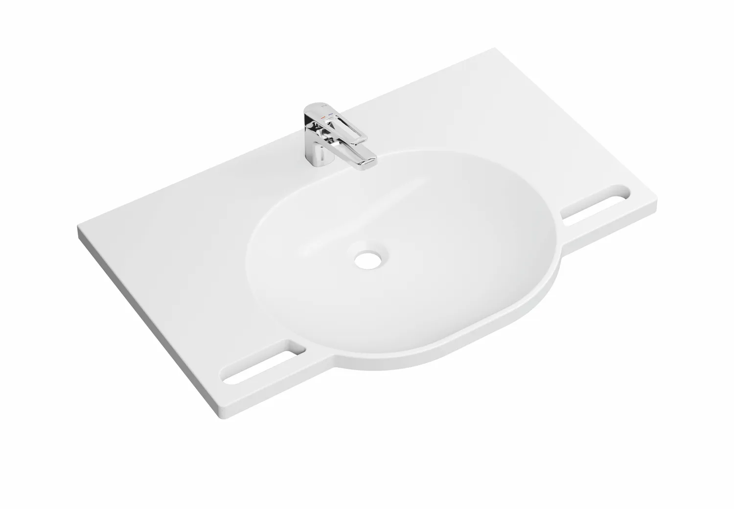 Set-Waschtisch und Armatur 85 × 55 × 13 cm Set-Waschtisch und Armatur 85 × 55 × 13 cm