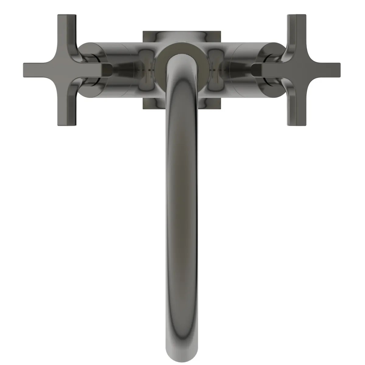 Waschtischarmatur Joy Neo ohne Ablaufgarnitur Ausladung 169mm Kreuzgriffe Magnetic Grey Waschtischarmatur Joy Neo ohne Ablaufgarnitur Ausladung 169mm Kreuzgriffe Magnetic Grey