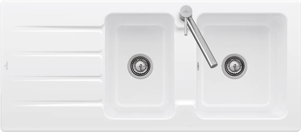 Villeroy & Boch Architectura 80 Einbauspüle, 1160x510mm, Ivory CeramicPlus Villeroy & Boch Architectura 80 Einbauspüle, 1160x510mm, Ivory CeramicPlus