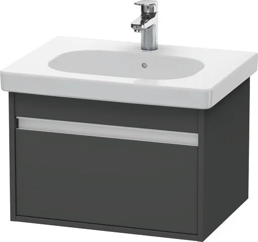 Duravit Waschtischunterschrank wandhängend „Ketho“ 60 × 41 × 45,5 cm Graphit Matt Duravit Waschtischunterschrank wandhängend „Ketho“ 60 × 41 × 45,5 cm Graphit Matt