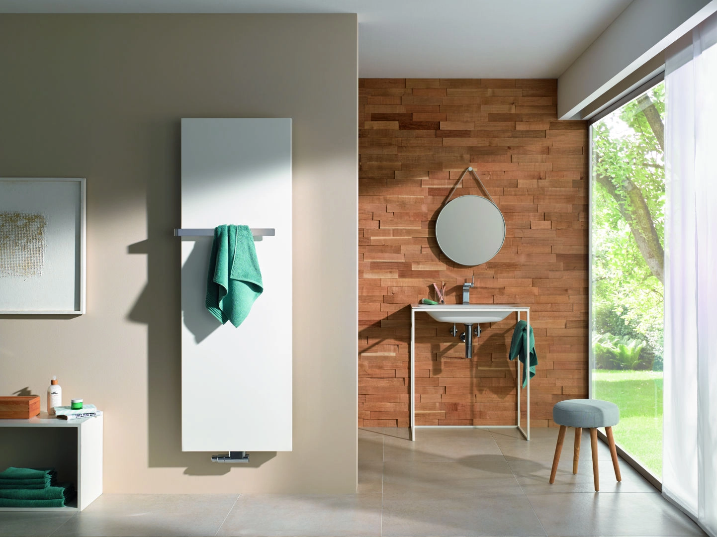 Kermi Design-Elektroheizkörper „Rubeo“ in Farbkonzept Kermi Design-Elektroheizkörper „Rubeo“ in Farbkonzept