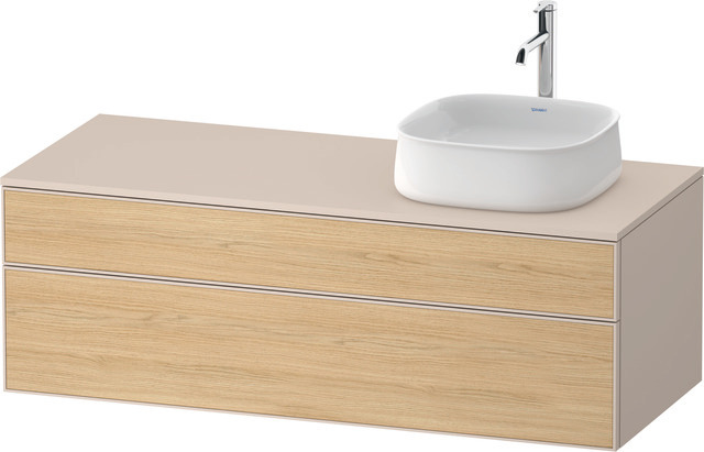 Duravit Waschtischunterschrank wandhängend „Zencha“ 130 × 44,2 × 55 cm