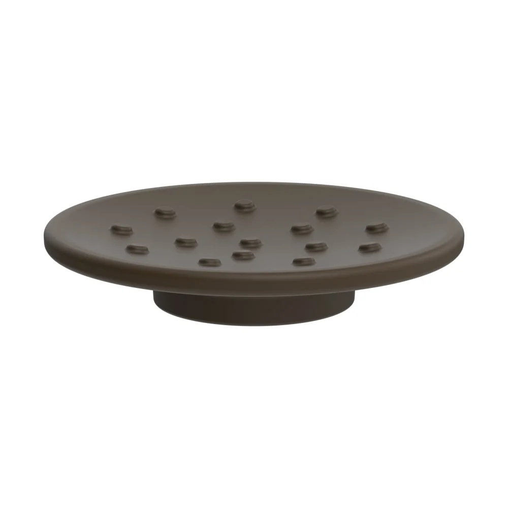 Laufen Seifenschale ADA Saphirkeramik, 100 x 100 x 19 mm in Kaffee matt