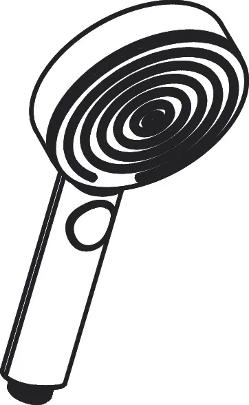 Handbrause Pulsify 105 3jet EcoSmart Relaxation chrom Handbrause Pulsify 105 3jet EcoSmart Relaxation chrom