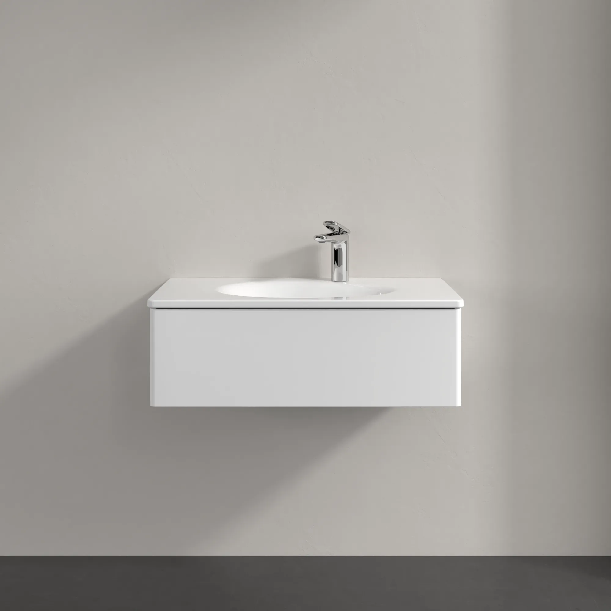 Villeroy & Boch Antao Waschbeckenunterschrank K01, 788x256x496 mm, White Matt Lacquer