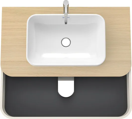 Duravit Waschtischunterschrank wandhängend „Happy D.2 Plus“ 100 × 40,8 × 55 cm Nordic Weiß Seidenmatt Duravit Waschtischunterschrank wandhängend „Happy D.2 Plus“ 100 × 40,8 × 55 cm Nordic Weiß Seidenmatt